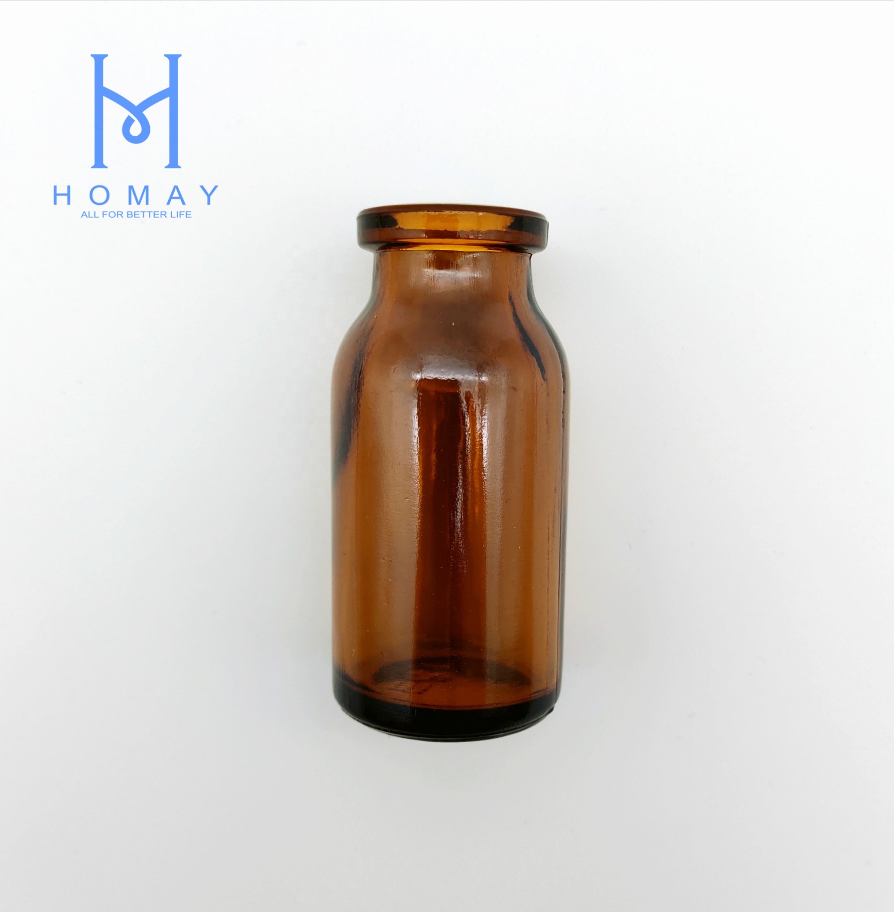 7ml Amber Clear Soda-lime-silica Borosilicate Glass Injection Vial USP Type II Type III