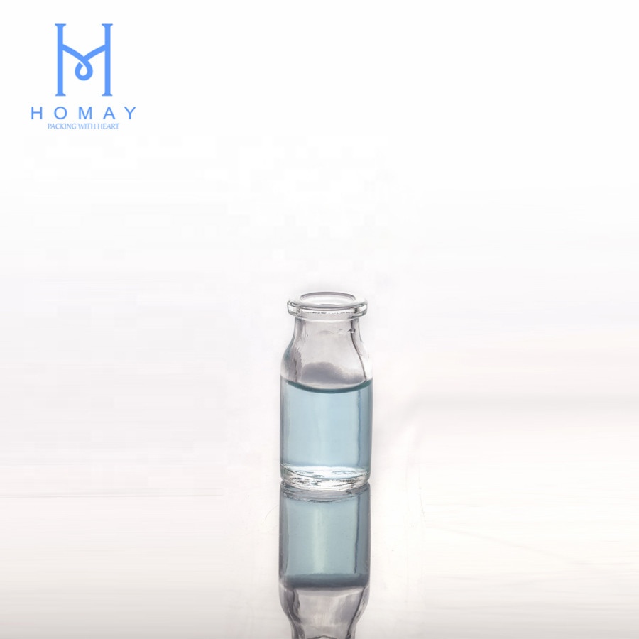 7ml Amber Clear Soda-lime-silica Borosilicate Glass Injection Vial USP Type II Type III