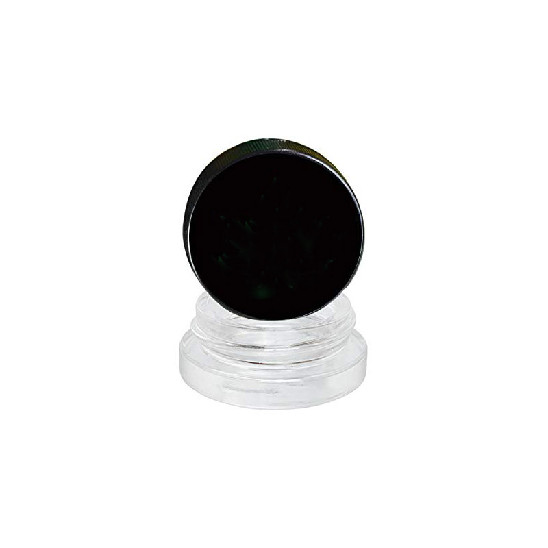 7ml Clear Glass Thick Container Jars With Customized Logo Printing Caps