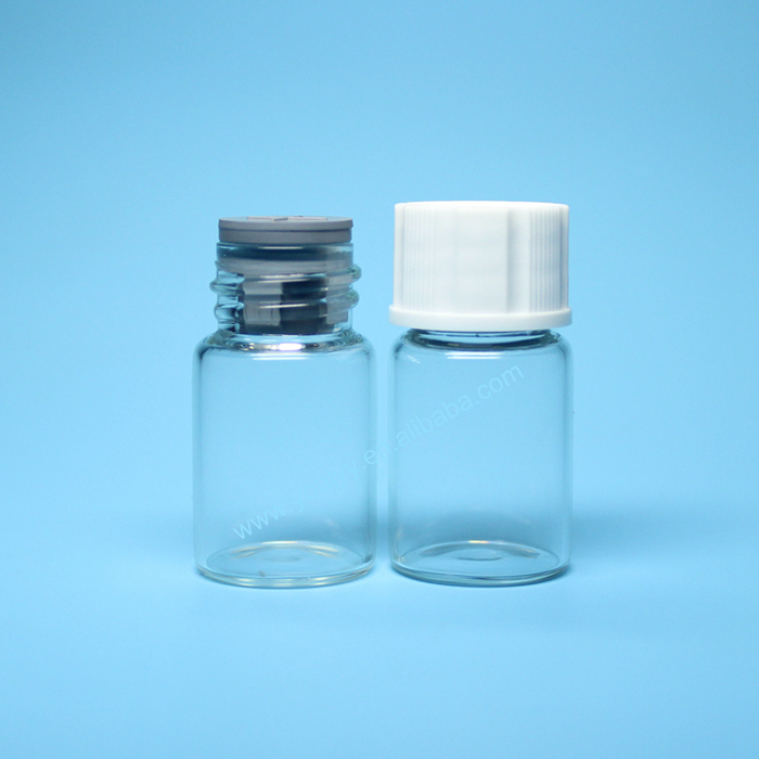 7ml Clear Screw Top Glass Vial