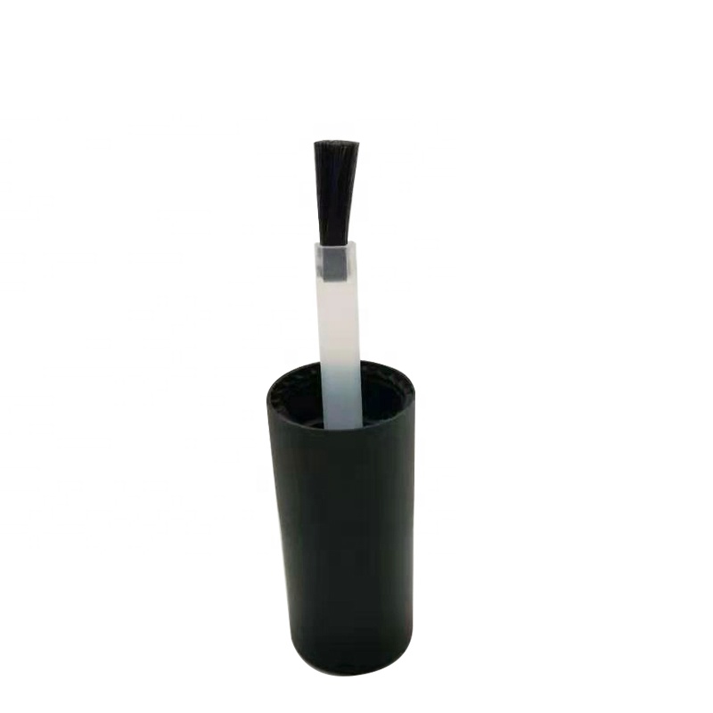7ml Make up Fingernail Brush Bottles Screen Printing Nail Polish Oil Personal Care Cap with Brush in Clear Glass Round 100pcs
