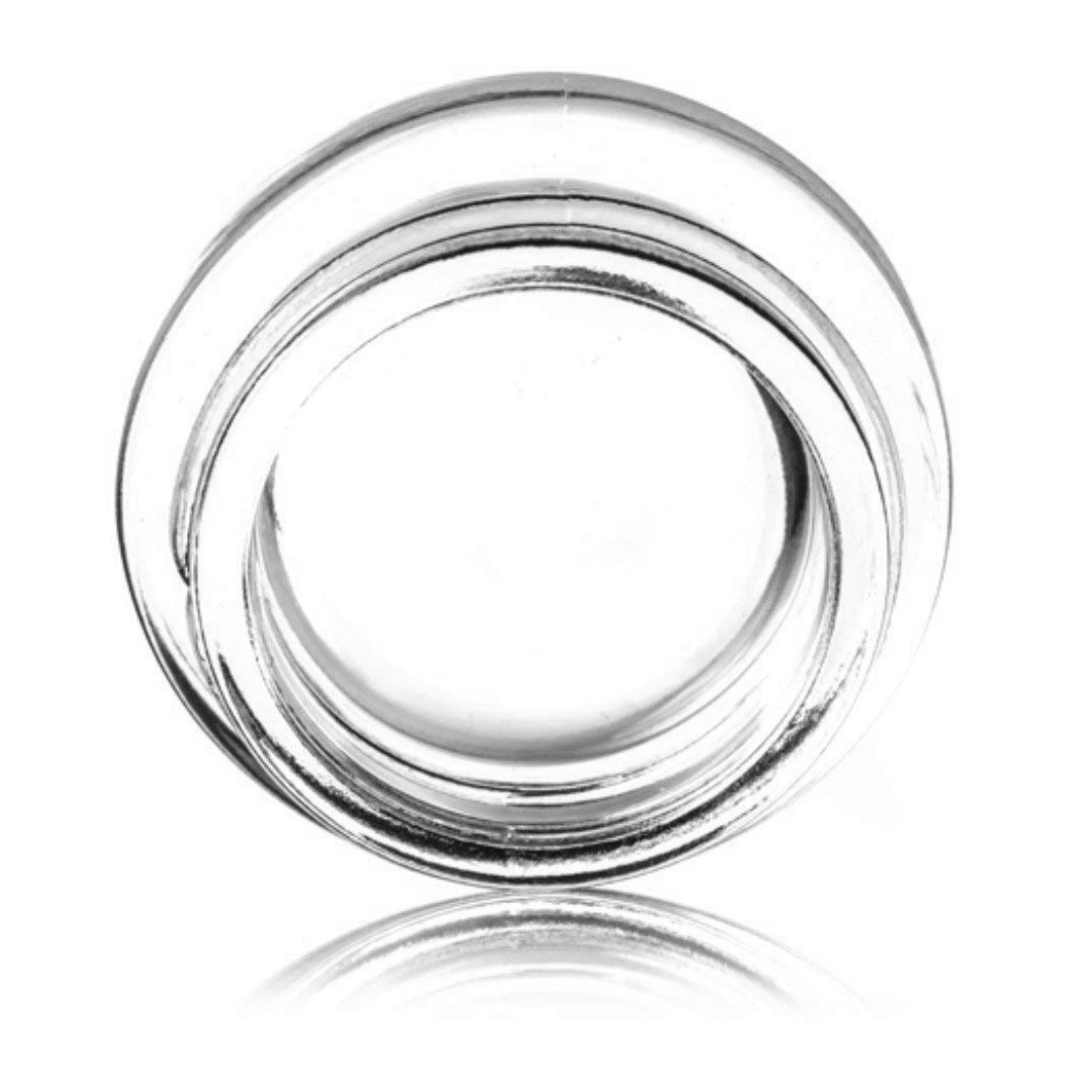 7ml Mini Clear Cosmetic Glass Jars with Plastic Lid for Lip Balm Eye Cream