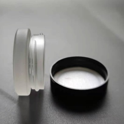 7ml matting glass jar small concentrate glass jar with plastic lid