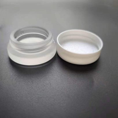 7ml matting glass jar small concentrate glass jar with plastic lid