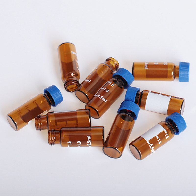 8-425 Label Glass Amber Storage 2ml / 1.5ml HPLC Vial For Auto Sampler