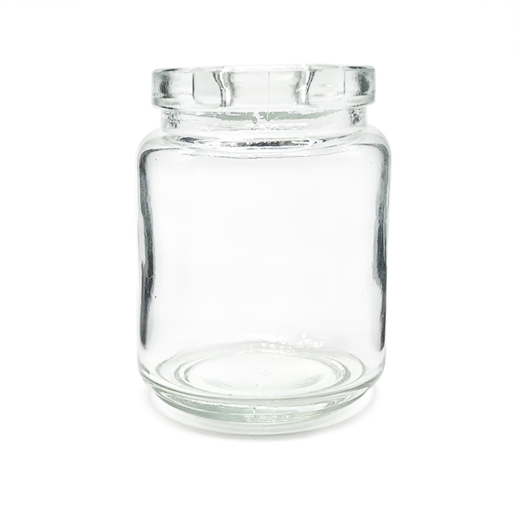 8.5 oz Empty Glass Bath Salt Season Jars with Cork Stopper Wood Spoon