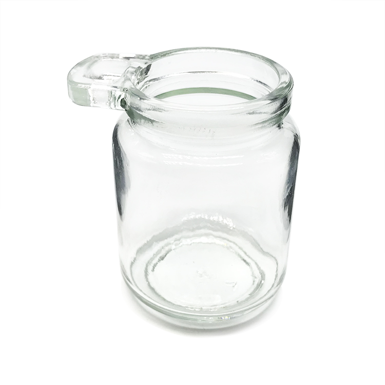 8.5 oz Empty Glass Bath Salt Season Jars with Cork Stopper Wood Spoon