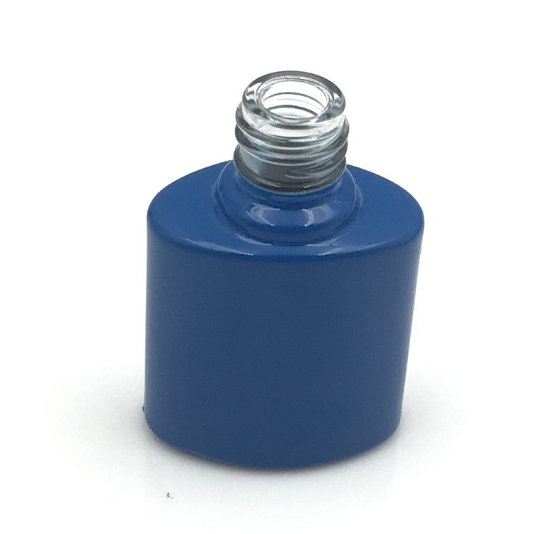 8.5ml dark blue Glass Nail Polish Bottle