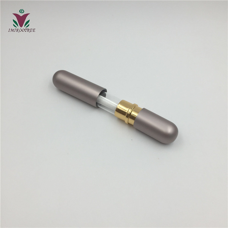 8 colors Refillable Aluminum blank nasal inhaler and Glass Empty Essential Oil Personal Inhaler Tube