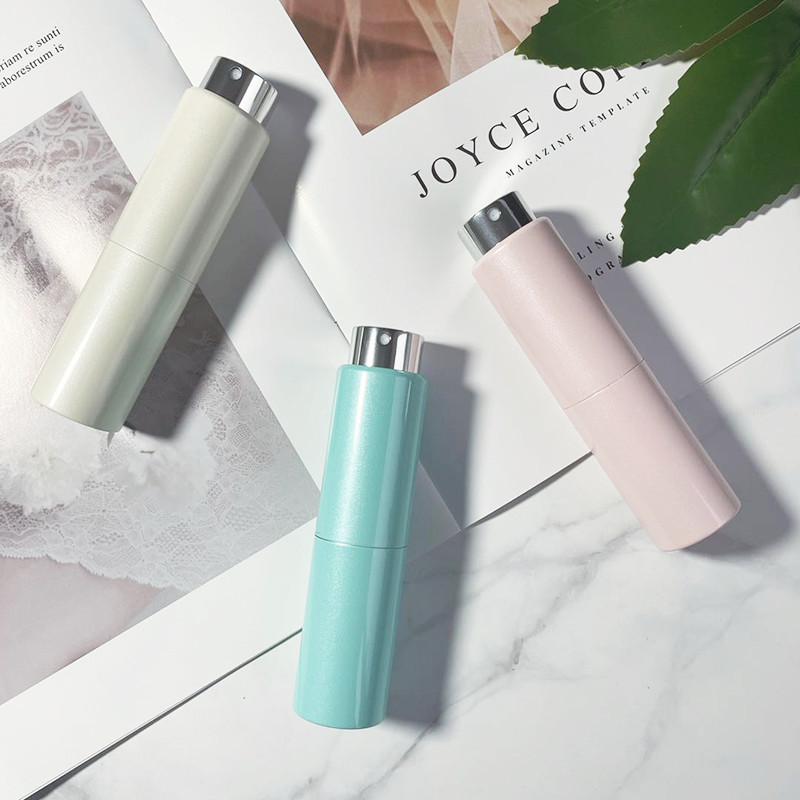 8 ml Refillable 15ml 10 ml Purple Tester 20ml Perfume Atomizer Premium Bottle Case With Black Packaging