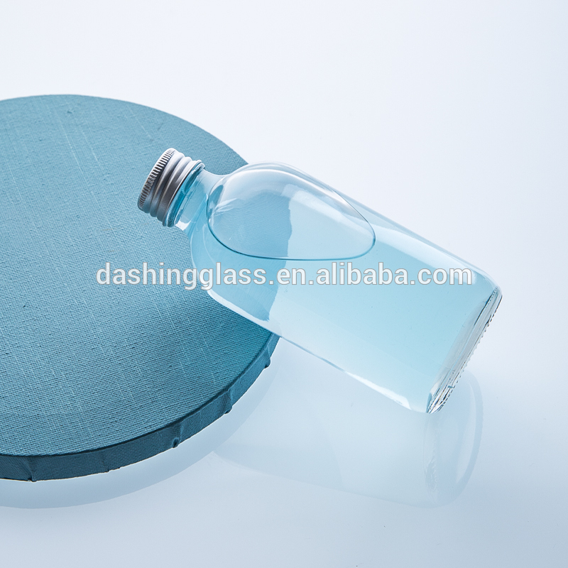 8 oz 16 oz 32 oz Clear Round Boston Glass Bottles for Kombucha Juice Package