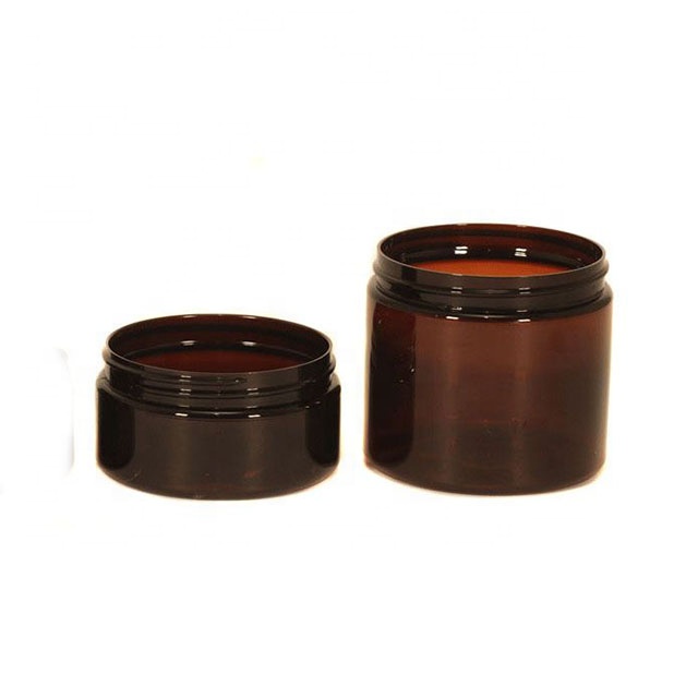 8 oz Blue PET single wall jar with 89-400 neck finish Plastic High Quality Cream Jars