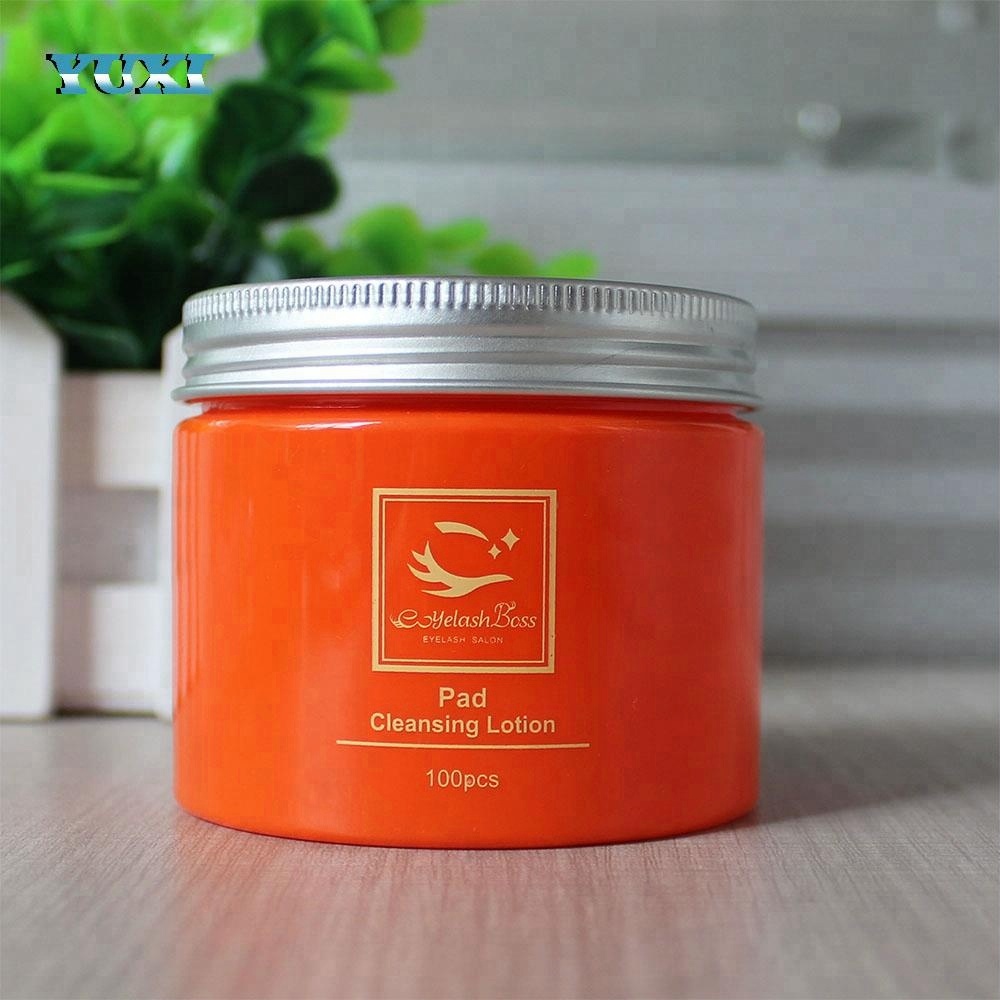 8 oz empty custom clear plastic cosmetic jars