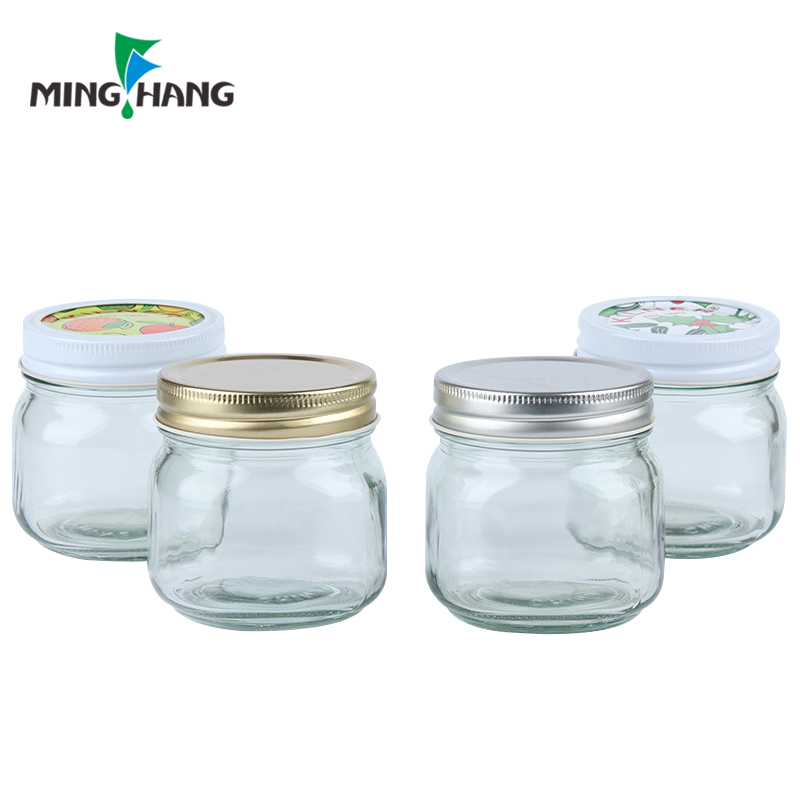 8 oz smell proof container home kitchen caviar jelly storage mason herb jar with metal lid and gasket