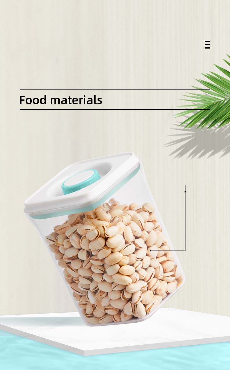 800ml 1400ml 2400ml 3 Sizes Clear Plastic Cereal Containers With Sealed Lids For Grains Dry Food Snacks Nuts