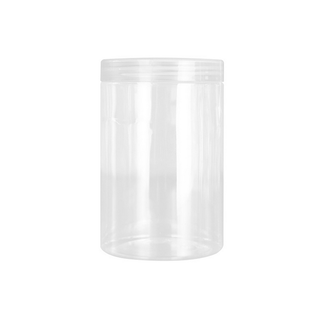 800ml 92mm diameter clear big jars with black white clear gold silver lids