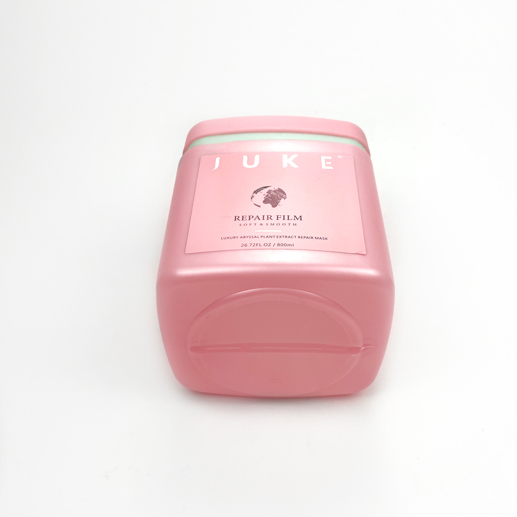 800ml New Large Plastic HDPE Jars With Lids Empty Pink Square Cosmetic Container for Lotion Cream Scrub