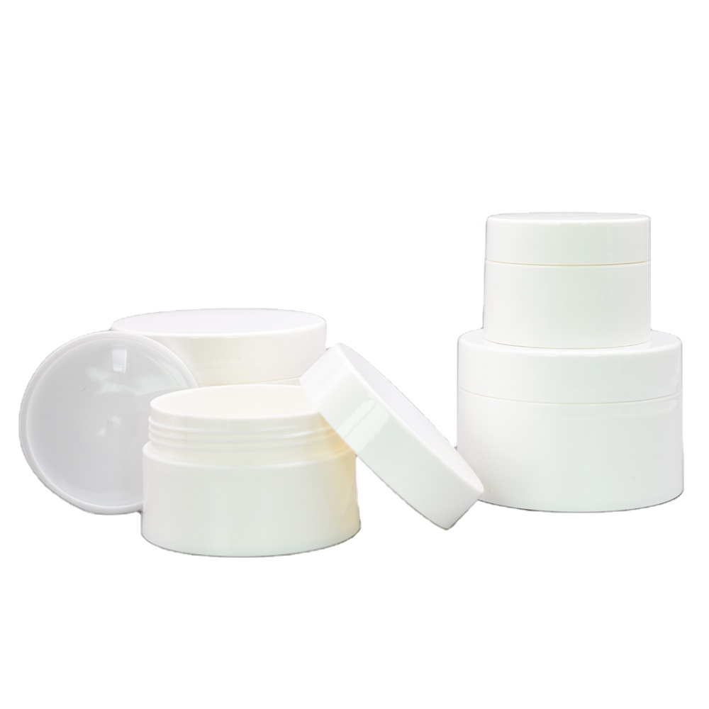 80G PP white plastic cream jar cosmetic jar