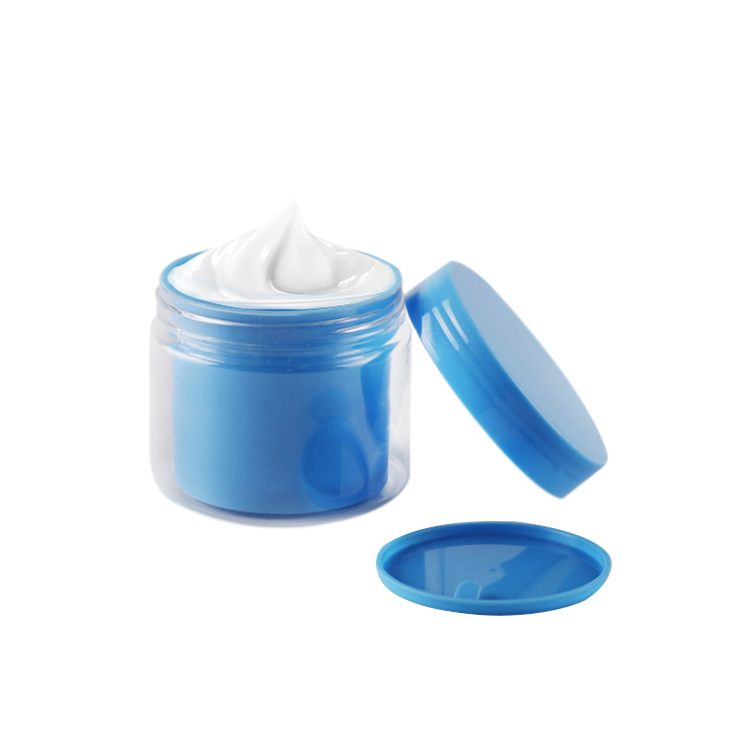 80g 100g 200g 300g Plastic Double Wall Two Layers Face Cream Hair Jar