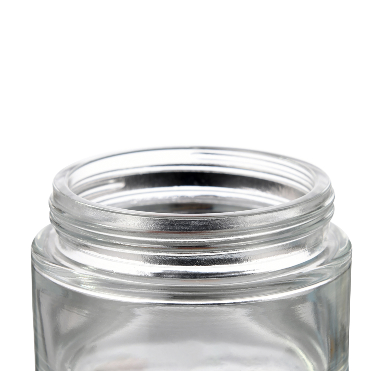 80g 130g glass jar Herb weed storage container glass cosmetic jar