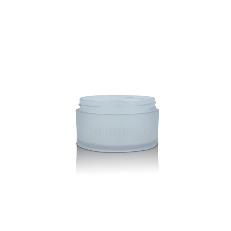 80g PET Plastic Frosted Empty Cream Scrub Lip Balm Container Jars for Cosmetic Body Butter Lotion Sample