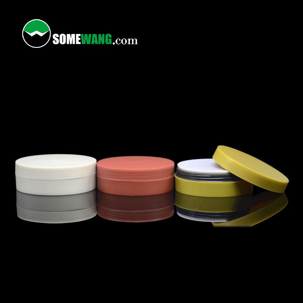 80g Plastic Cosmetic Packaging PP Double Wall Hair Wax Jar body Cream Jars