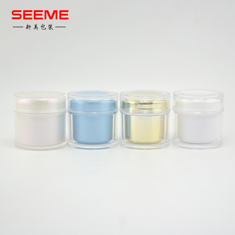 80g acrylic cosmetic facial cream bottle empty skincare packaging