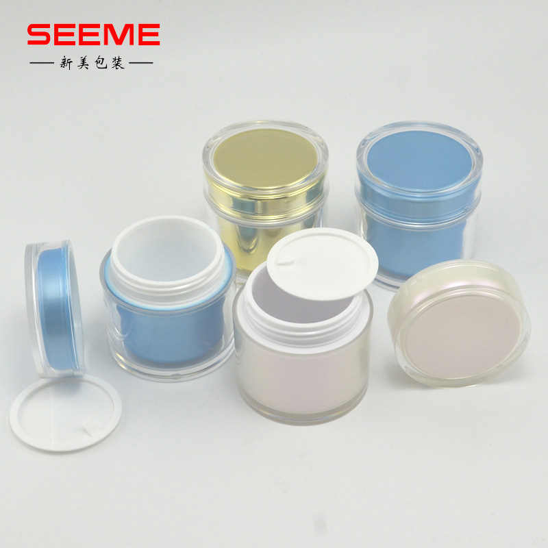 80g acrylic cosmetic facial cream bottle empty skincare packaging