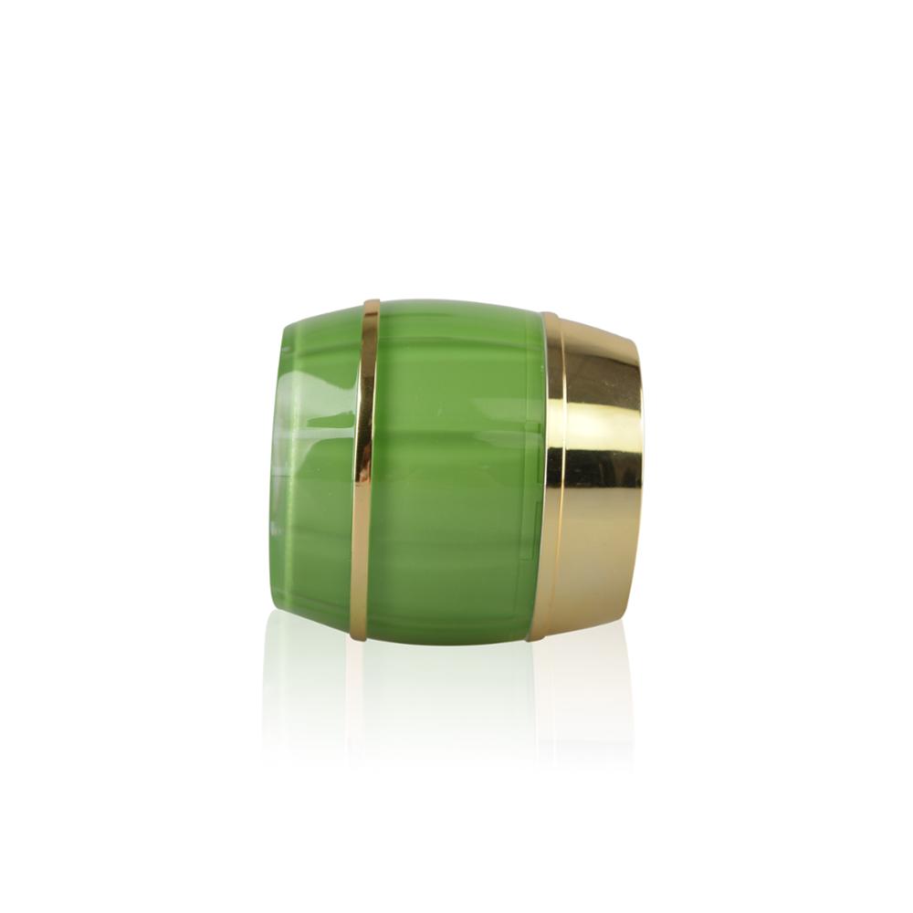 80g colorful drum shape cosmetic acrylic jars packaging