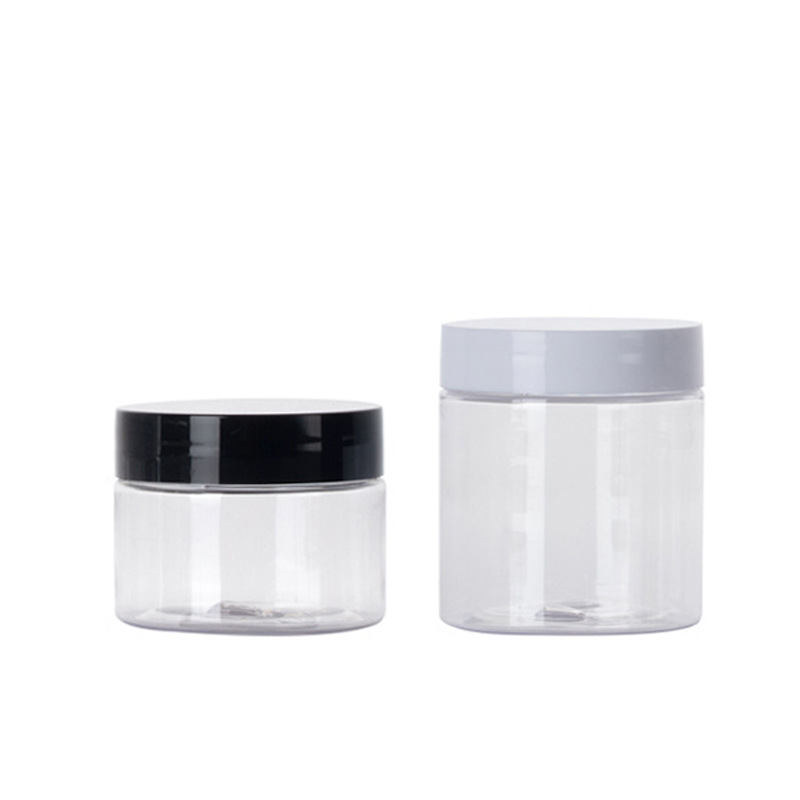 80ml 100ml 120ml 150ml 200ml 250ml Plastic Empty PET Refillable Cream Facial Makeup Lotion Container Cosmetic Jars