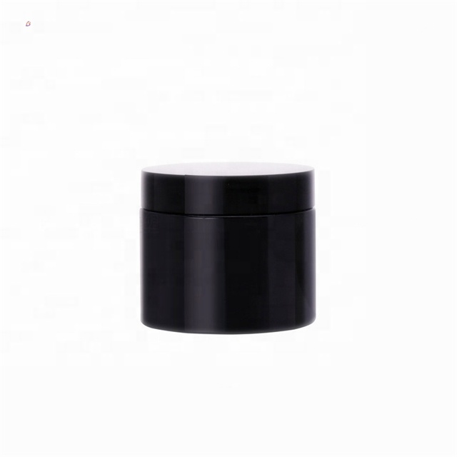80ml 100ml 120ml 150ml 200ml 250ml eco-friendly wide mouth black 6oz pet jars