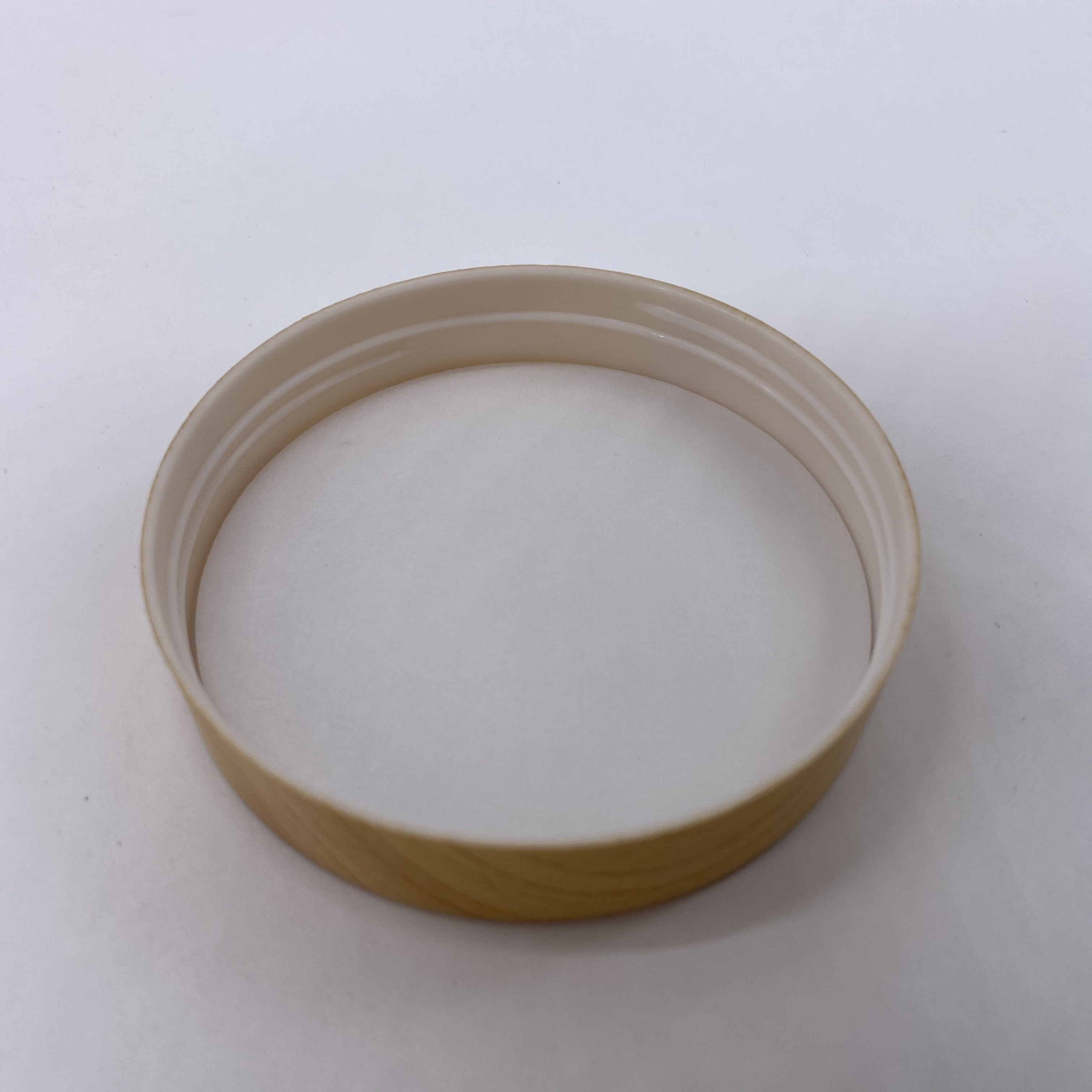 80ml 150ml 200ml round transparent wooden cover PET emulsion storage bottle