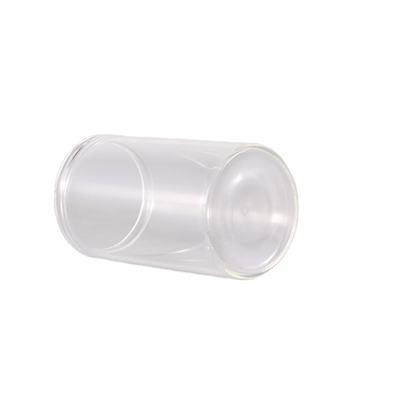 80ml 90ml 150ml round clear glass airtight storage jar with bamboo lid 70/128