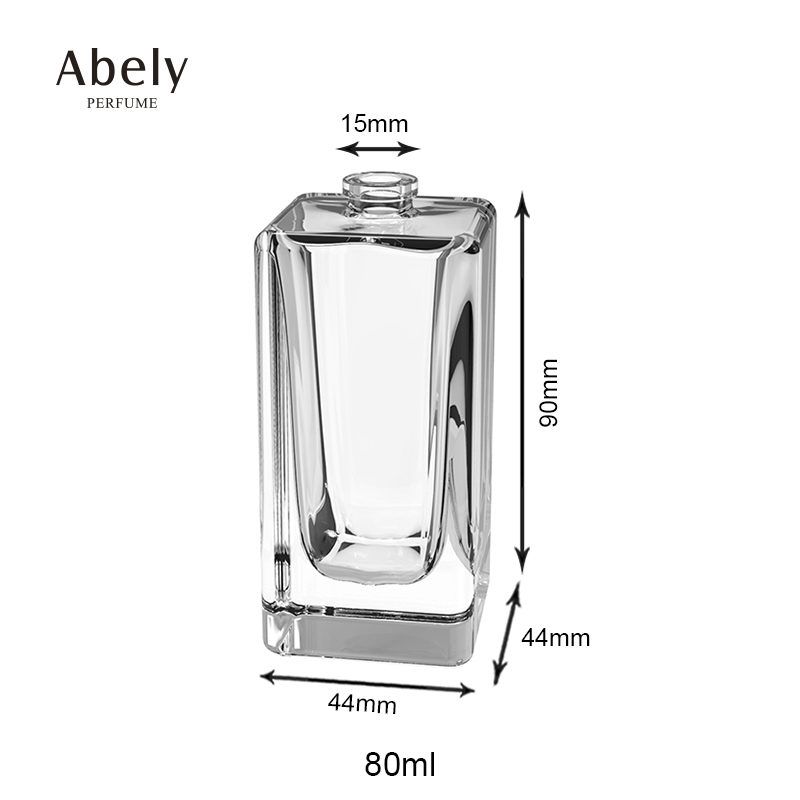 80ml empty personalized perfume glass bottle shapes
