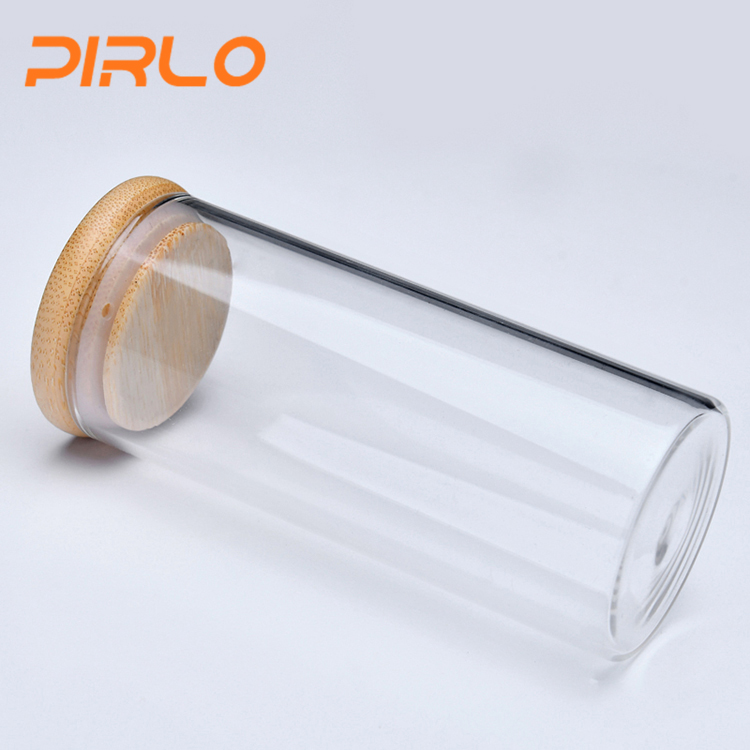 80ml glass food storage jar with bamboo lid