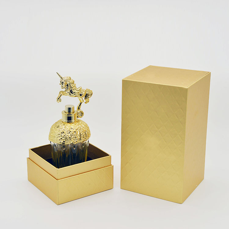 80ml luxury empty high quality OEM wholesale design transparent glass perfume bottle with gift box
