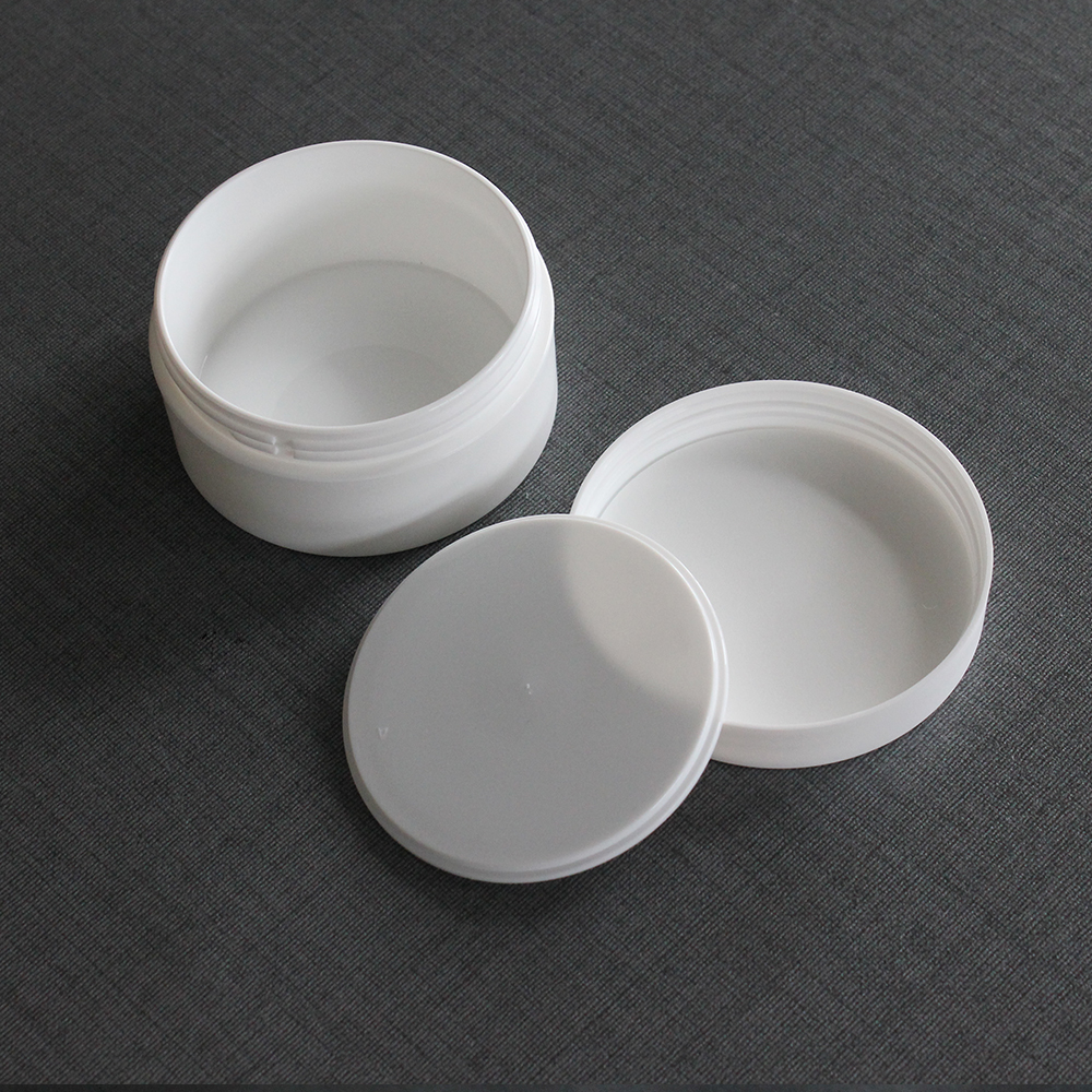 80ml white empty cosmetic packaging cream jar