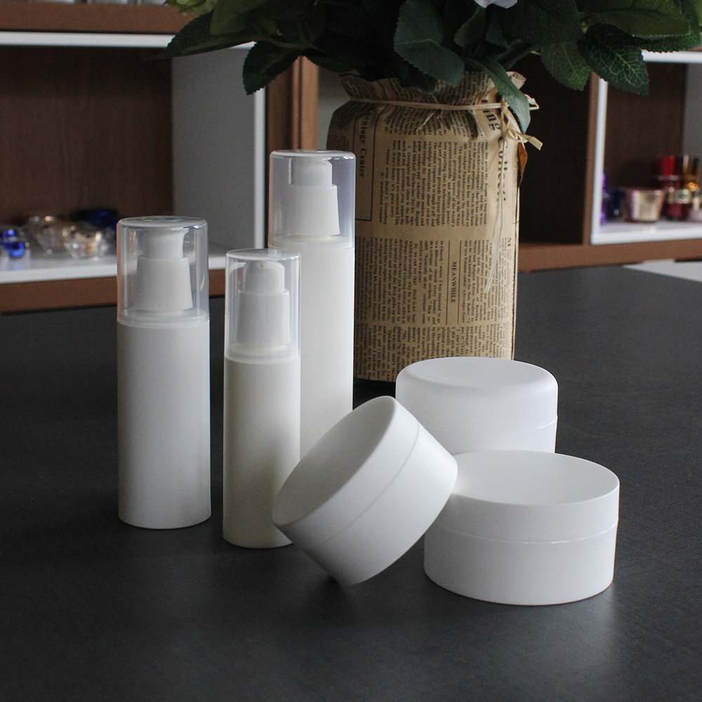 80ml white empty cosmetic packaging cream jar