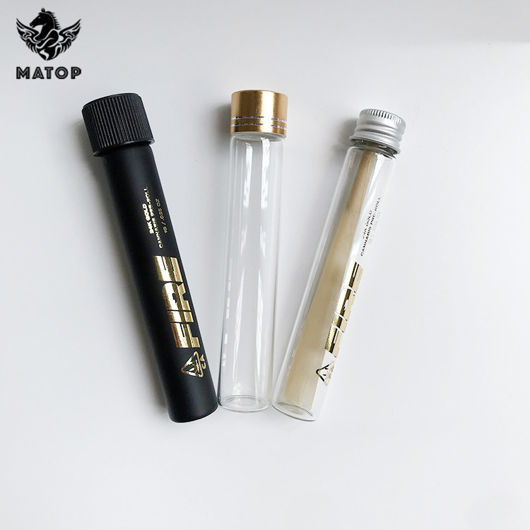 84mm 98mm 115mm 120mm Glass Blunt Pre-Roll Tube blunt glass tube