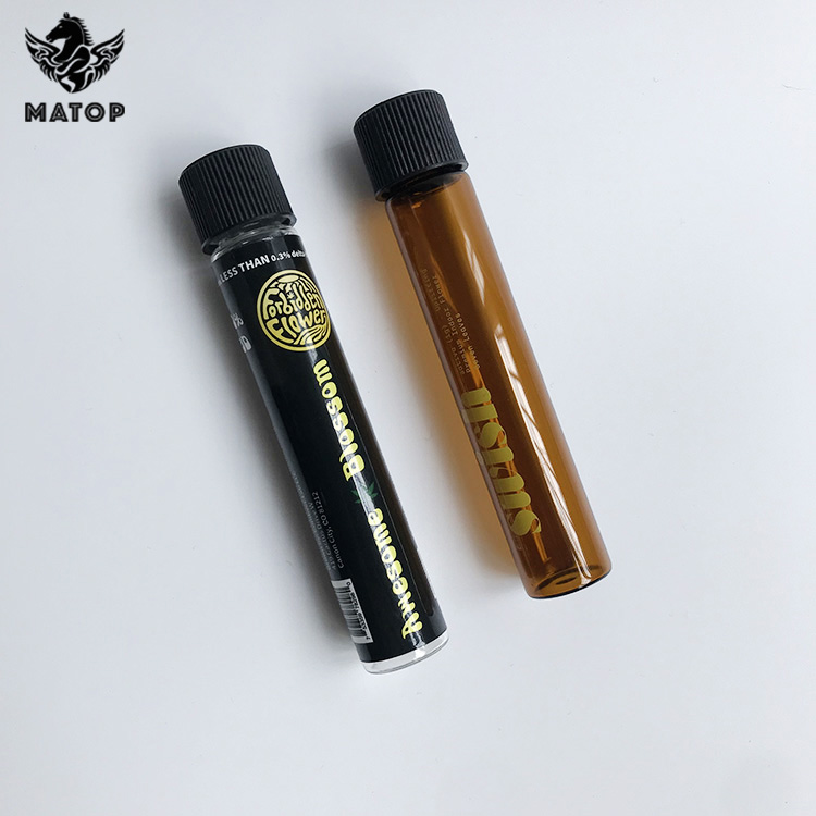84mm 98mm 115mm 120mm Glass Blunt Pre-Roll Tube blunt glass tube
