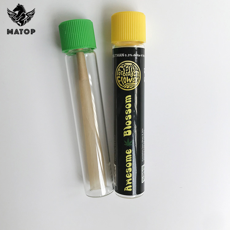 84mm 98mm 115mm 120mm Glass Blunt Pre-Roll Tube blunt glass tube