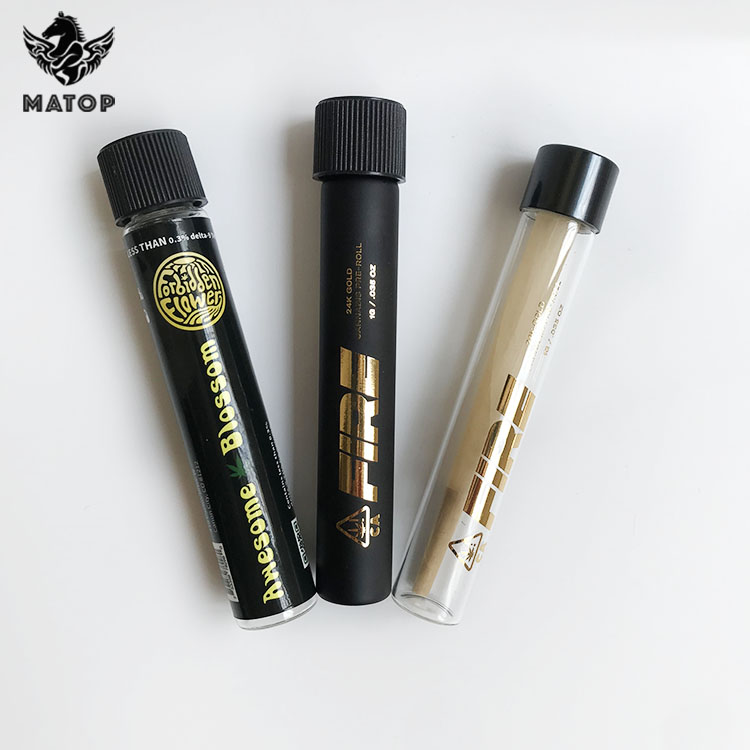 84mm 98mm 115mm 120mm Glass Blunt Pre-Roll Tube blunt glass tube