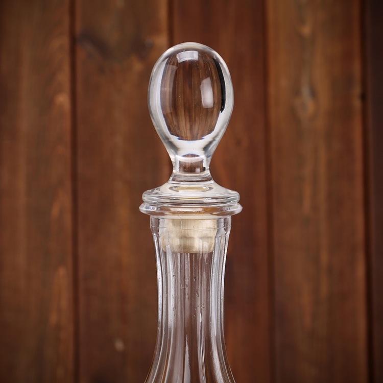 850 ml Wholesale Fancy Wine Glass Bottle With Cap