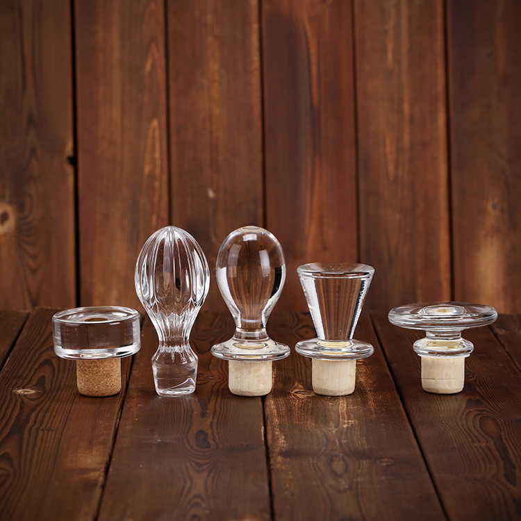 850 ml Wholesale Fancy Wine Glass Bottle With Cap