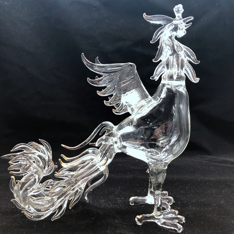 850 ml fancy phoenix shape whisky glass wine bottle