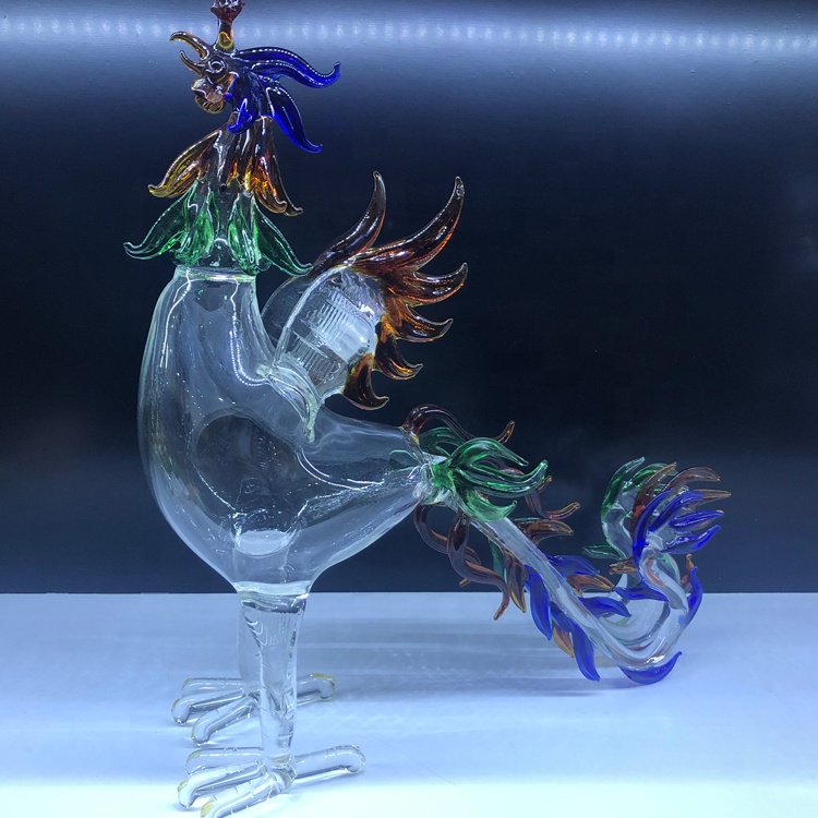 850 ml fancy phoenix shape whisky glass wine bottle