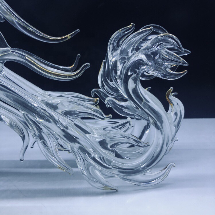 850 ml fancy phoenix shape whisky glass wine bottle