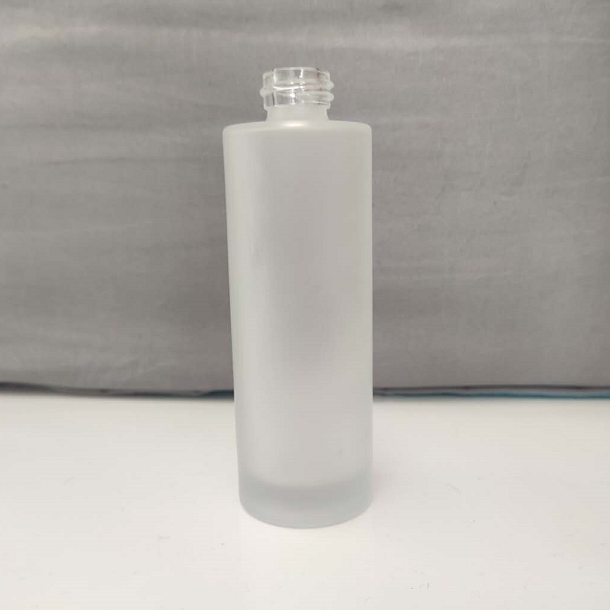 85ml 100ml frost glass perfume spray bottle with plastic cap 2.8oz 3.5oz