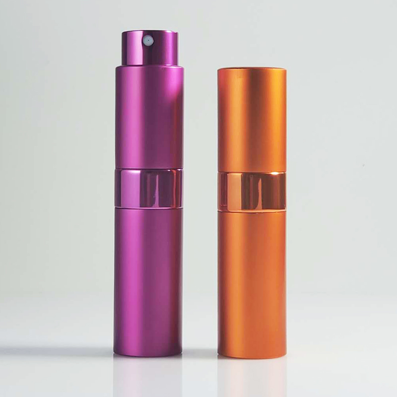 8ML 10ML 15ML Empty Colorful Aluminum Material Pocket Portable Refillable Fine Mist Perfume Atomizer