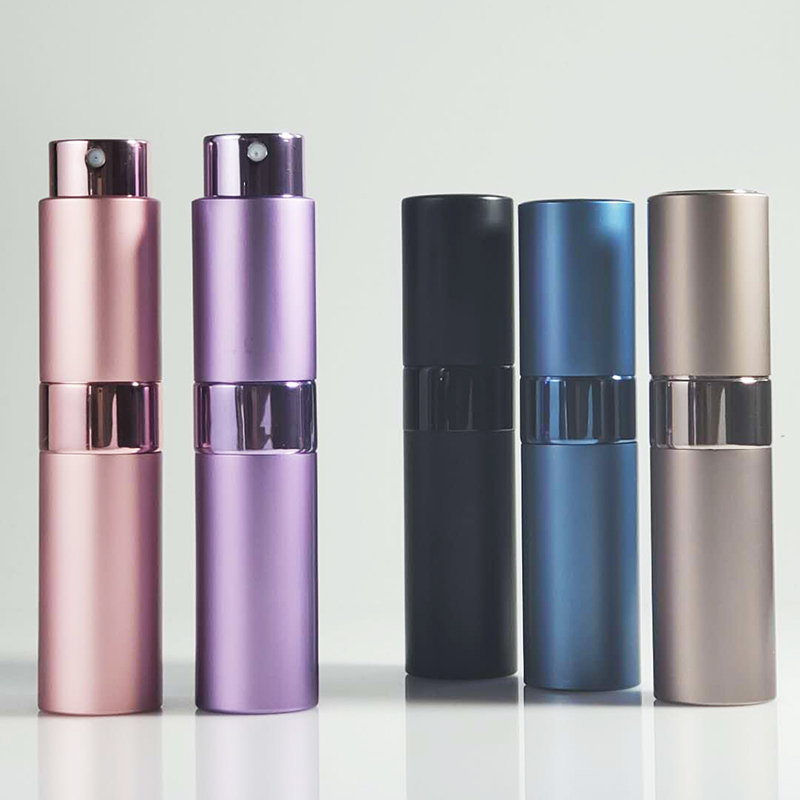 8ML 20ML Factory Outlet Beauty Rectangle Cosmetic Packaging Glass Inside Pocket Sized Perfume Atomizer Bottle